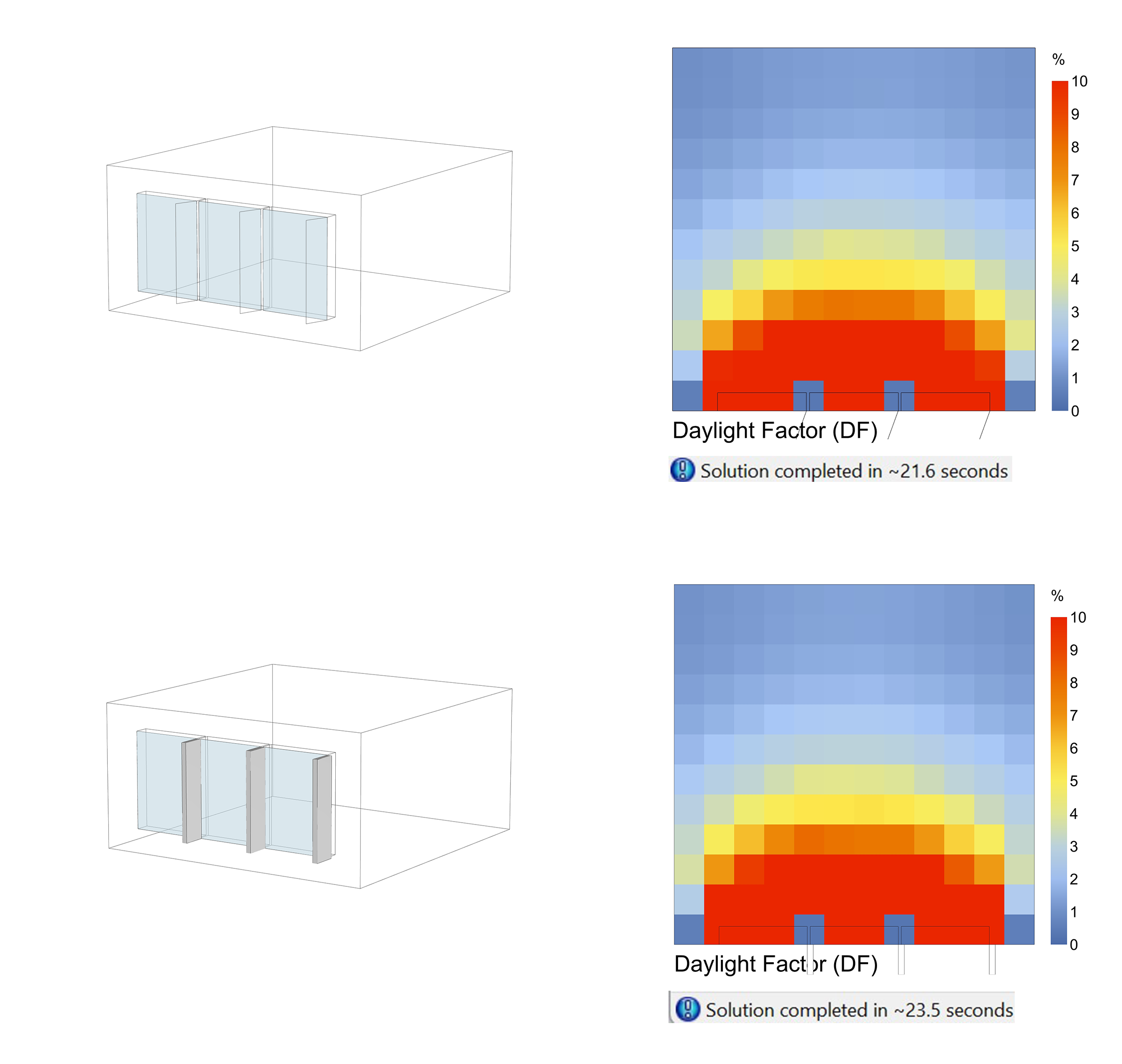 Honeybee shading vs. GH shading