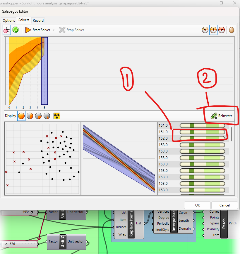 Reinstating design options